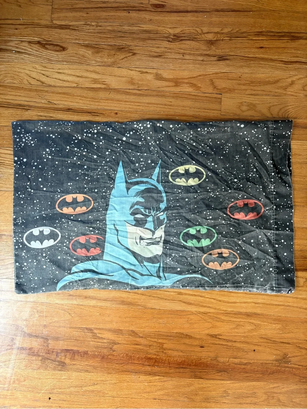 Vintage 1989 DC Batman and Joker Double Sided Pillow Case